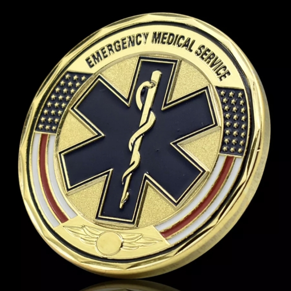 EMS Commemorative Coin First Emergency Medical Service Responders Collectible - Picture 4 of 6